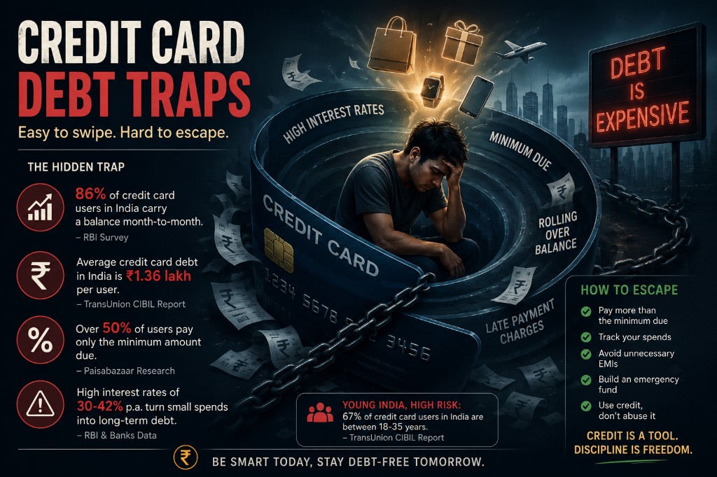 Credit Card Debt Traps in India: Easy to Swipe, Hard to Escape