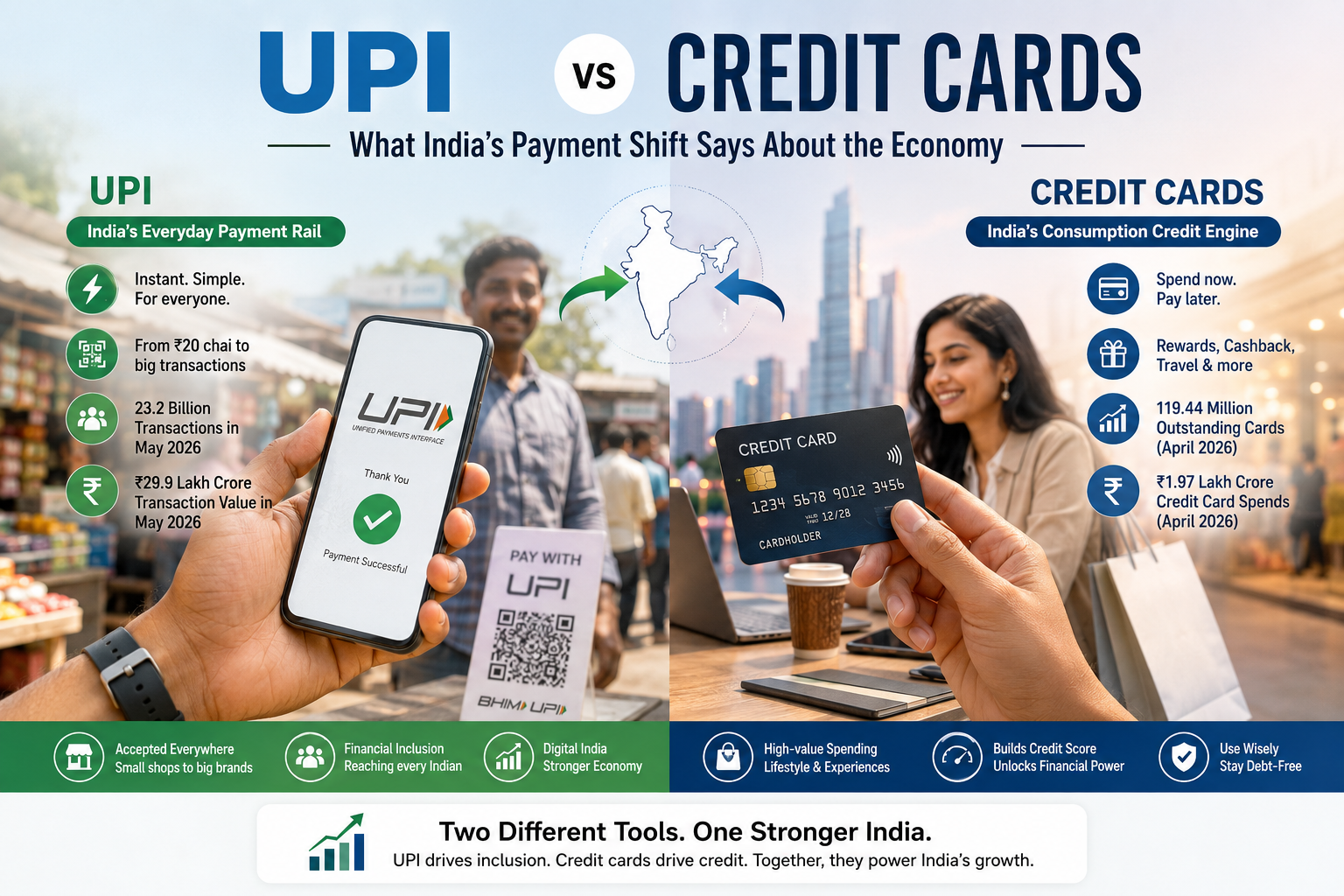 UPI vs Credit Cards: What India's Payment Shift Says About the Economy