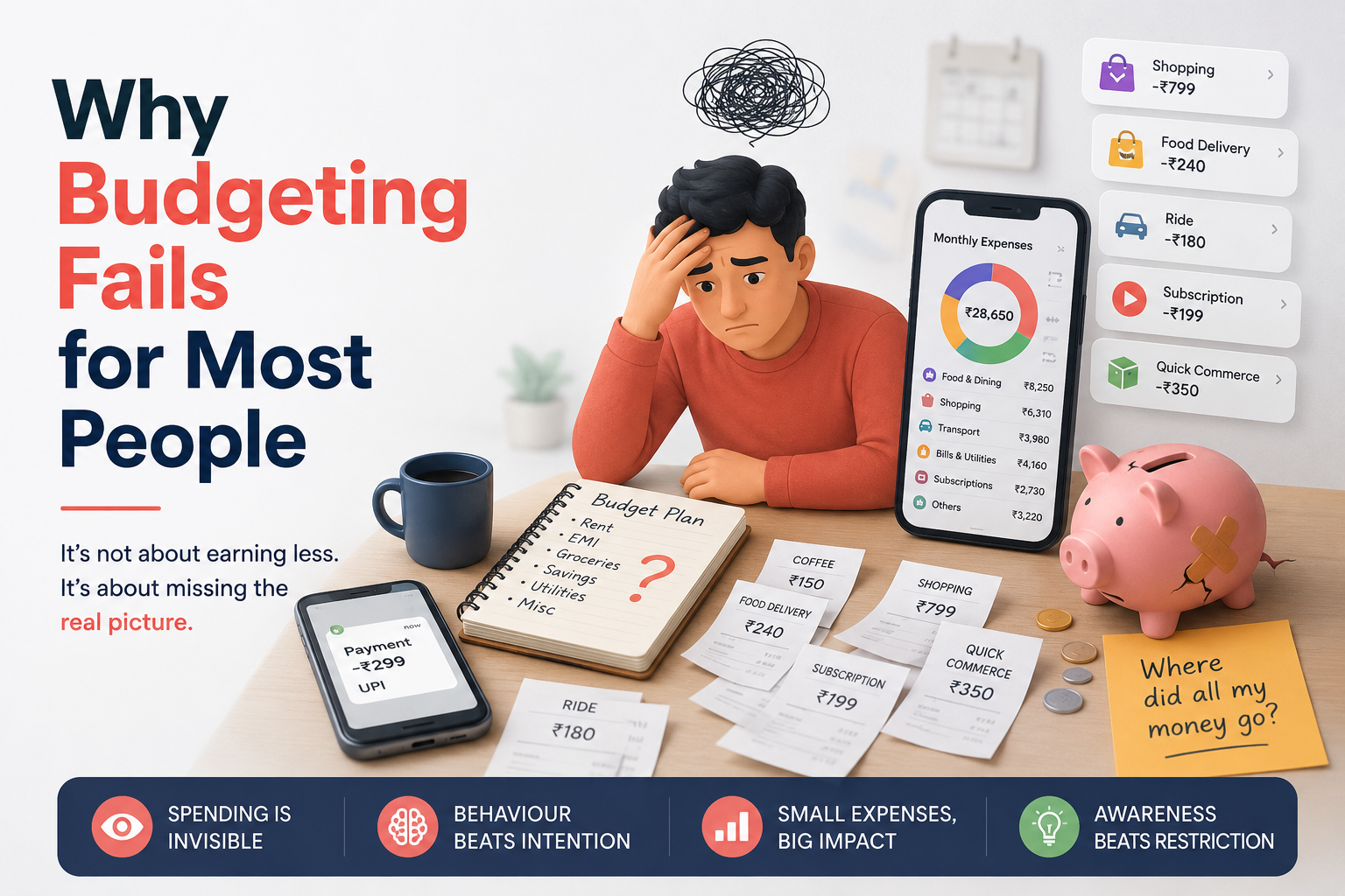 Why Budgeting Fails for Most People — And What Actually Works