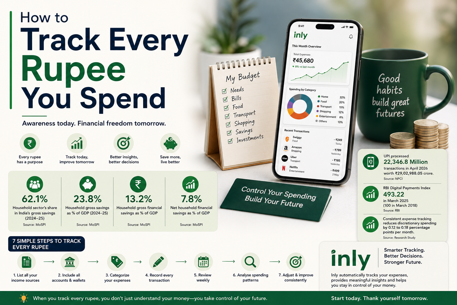 How to Track Every Rupee You Spend: The Complete Guide to Better Money Management